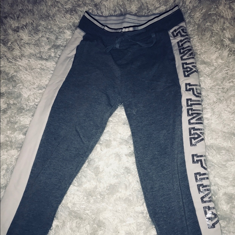 pink victoria secret sweat pants